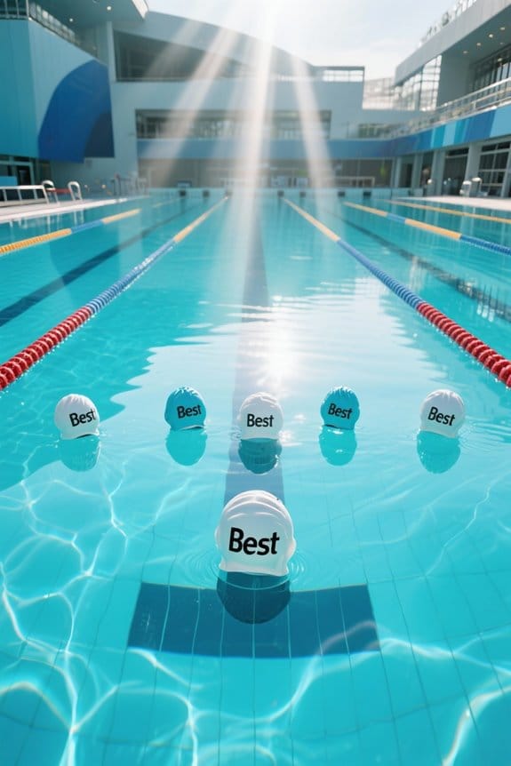 comfortable stylish swim caps