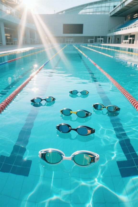 comfortable swim goggles selection