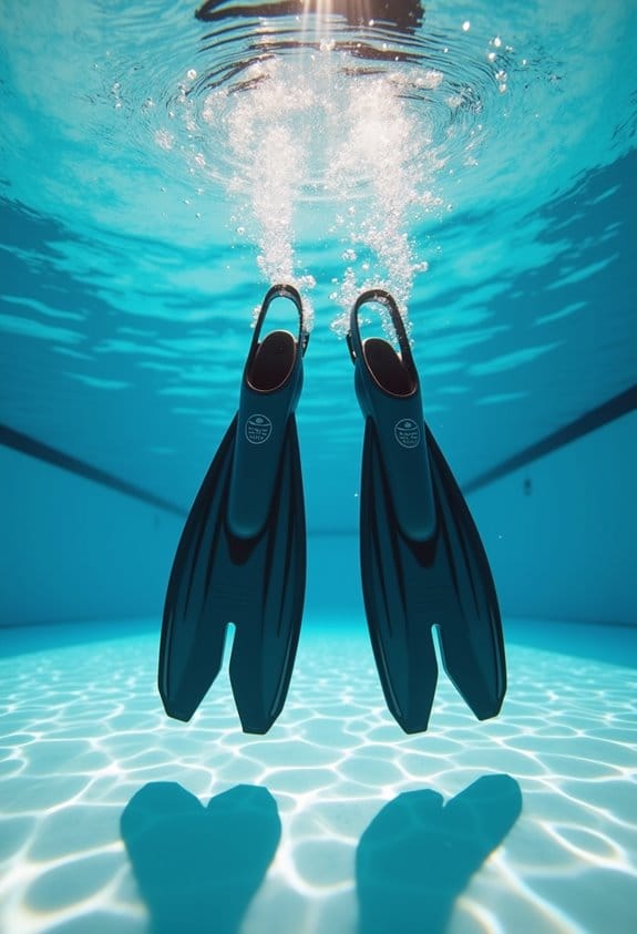 fins enhance swimming performance