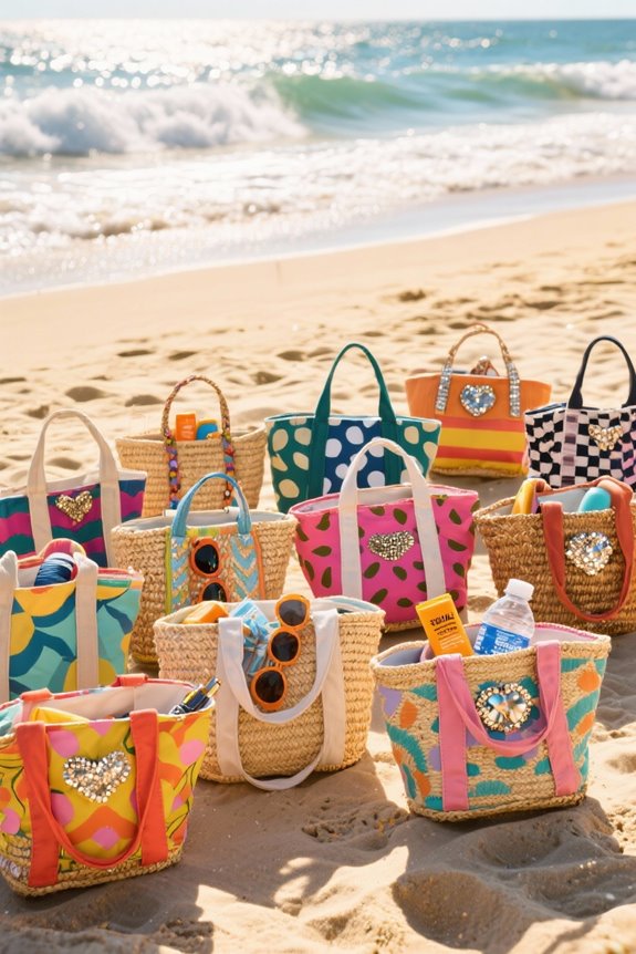 stylish and convenient pool bags