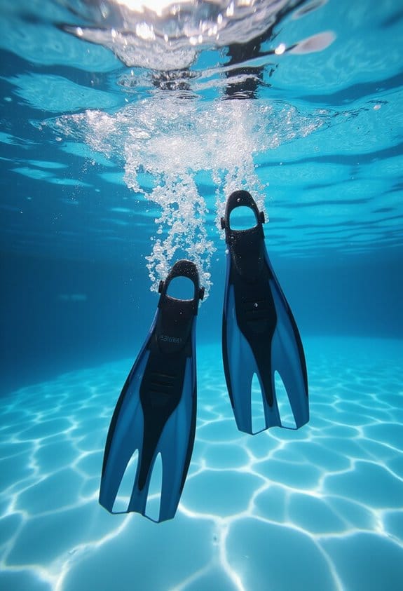 swim fins enhance endurance